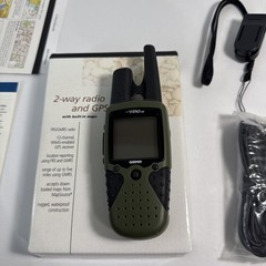 Garmin Rino 120 Handheld Hiking GPS Navigator 2-way Radio Tested IOB