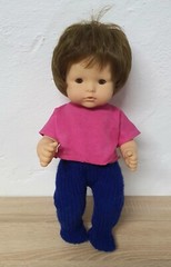 Play doll vinyl doll Götz 40 cm drinking and wet function collector Vintage