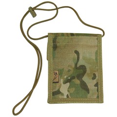 V1 ID CARD DISPLAY / ACCREDITATION & DOCUMENT NECK WALLET CORDURA MULTICAM