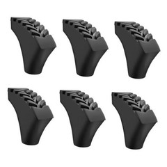 6Pcs Replacement Cane Tips – Walking Sticks Accessories, Fit Most Trekking Shoe