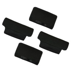 Crutch Pad Black Durable for Crutches Daily Use 1 Set 7.9x2x0.3in