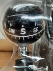 Vintage HK NOS Directional Auto Compass with Suction Cup Hong Kong NOS