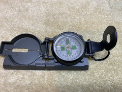 Compass- Military Hunting Hiking Camping Outdoor Green-NRA Logo ILA-NEW
