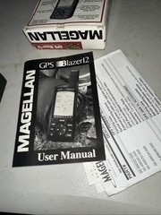 Magellan GPS Blazer 12 Satellite Navigator w/ Manual Outdoors/Hiking Tested