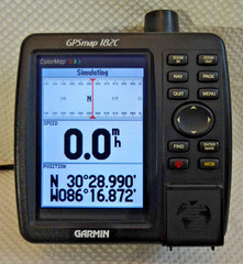 GARMIN GPSMAP 182C MARINE CHART PLOTTER FISHFINDER GPS w PWR MOUNT COVER ANTENNA