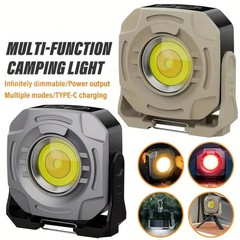 Multi-Functional Camping Light with Magnet and Hook, Dual Control,2840