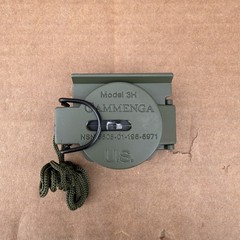 Camenga Model 3H Tritium Lensatic Compass US Military Olive Drab