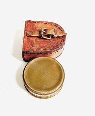 Pocket Compass Gift 2″ The Road Not Taken Antique Nautical Brass Poem Compass