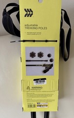 New X2 Adjustable Unisex Aluminum Trekking Hiking Walking Support Comfort Poles