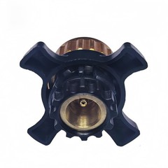 Aluminum Copper Gas Connector for European Camping Stoves Cylinder Adapter