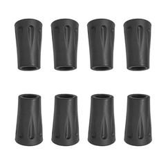8 Pcs Rubber Trekking Pole Tips Replacement Protectors, 11mm Hole Diameter