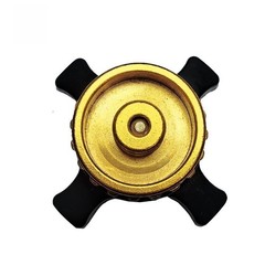 Aluminum Copper Gas Connector for European Camping Stoves Cylinder Adapter
