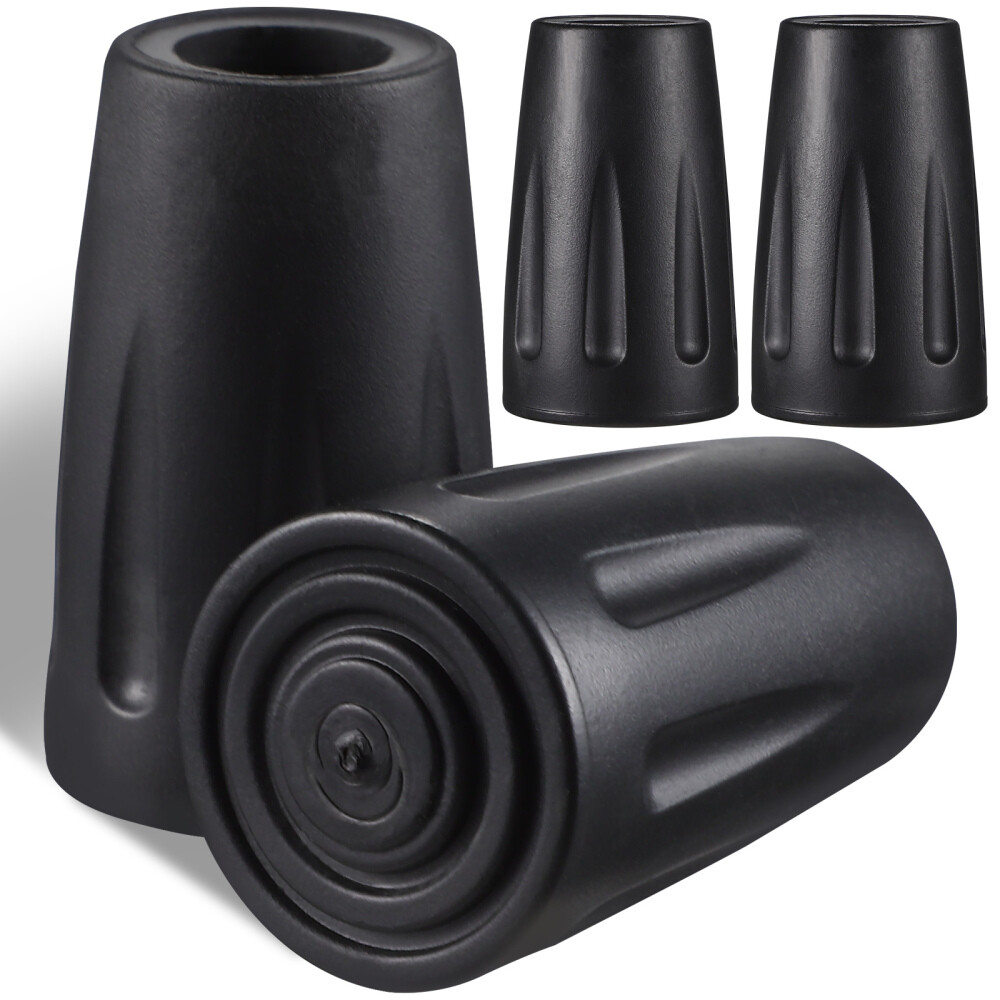 4 Pcs Walking Sticks Ends Pole Tip Protector Cane Trekking Poles