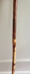 37 inch Whistle Creek Wooden Hiking Stick ~ Wood Walking Cane