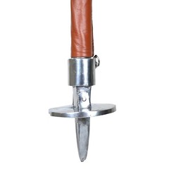 Outdoor Shooting Stick Seat Adjustable Venator Real Leather Tan Walking Seat Men