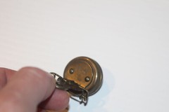 Vintage Compass Marbles Gladstone Brass Small Pin On Hunting Coat Lapel USA
