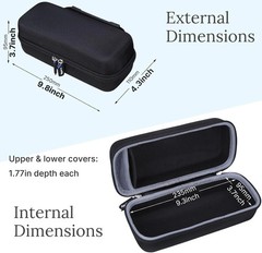 Case for Turtlebox Ranger: Loud! Outdoor Portable Bluetooth 5.4 Speaker- Hard Tr