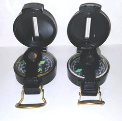 Engineer Directional & Lensatic Compass Lot Academy Boy Scout Camping Hiking