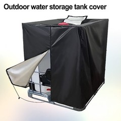 Lightweight 210D Oxford Fabric IBC Tote Cover for Outdoor Water Tank Security
