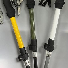 9 PCS Trekking Pole Clamp Replacement External Quick Flip Lock 3 Sizes Black