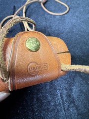 RARE Vintage Barigo Acrylic Glass Compass w/ Mirrored Leather Case – German Made