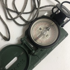 US MILITARY 1989 COMPASS MAGNETIC NSN 6605-01-196-6971 SandY-183 W/CORD