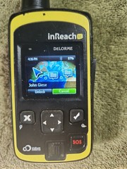 DeLorme inReach SE Satellite Communicator Model INRCH20 Handheld GPS Transmitter