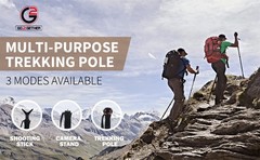G2 GO2GETHRE Multipurpose Telescopic Trekking Poles – Strong Aircraft Alloy