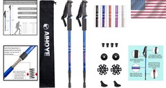 Hiking Poles – Collapsible & Lightweight with Comfort Grip (25-52 Inch)