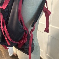 decathlon quechua Pink/black Hiking Backpack, Forclaz 30 Air, No Wear