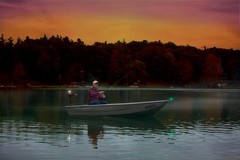 Portable Marine LED Navigation Light Kit, Waterproof, Shockproof, Gray