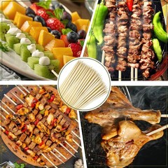 Bulk Value Bamboo Smores Sticks (200 17.5IN Skewers 200 Pcs, Brown