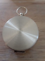 PP Bean Classic Compass “To My Son…Love Dad” Gold Pocket Compass NEW NIB