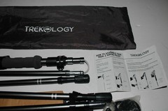 TREKOLOGY TREK-Z COLLAPSIBLE HIKING TREKKING POLES – OPEN BOX