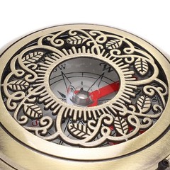 Mini Compass Portable Brass Shockproof Waterproof Outdoor Compass For Hiking New