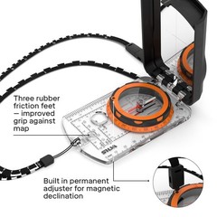 Expedition S Compass | Night-Enabling Luminous Markings | Perfect for Navigat…