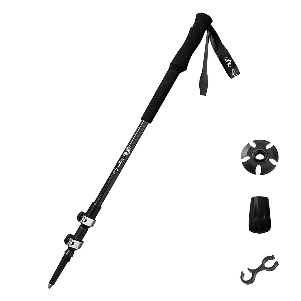 Durable Collapsible Trekking Poles: Aluminum Alloy with Quick-Lock Design