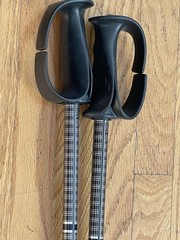 MADE IN ITALY ZICRAL R77 Lightweight Trekking Hiking Ultralite Poles ~ UNUSED