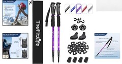 Travel-Friendly Nordic Walking Poles – Compact, Adjustable, Shock-Absorbing