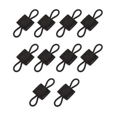 10Pcs Tactical Molle System Backpack Attachment PTT Antenna Binding Buckle
