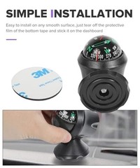 Car Compass,Car Accessories Adjustible Compass for Cars,Universal Automotive
