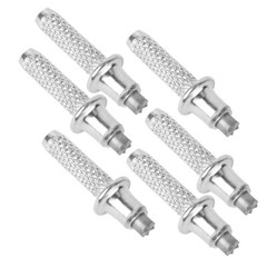 6 PCS Hiking Stick Tips Trekking Pole Parts Outdoor Alpenstock Accessory