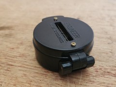 Engineer Lensatic Directional Compass Tested Works Plastic Taiwan C.C. Camping