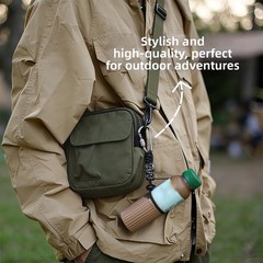 Adjustable Aluminum Water Bottle Buckle with Smooth Threaded Lock System