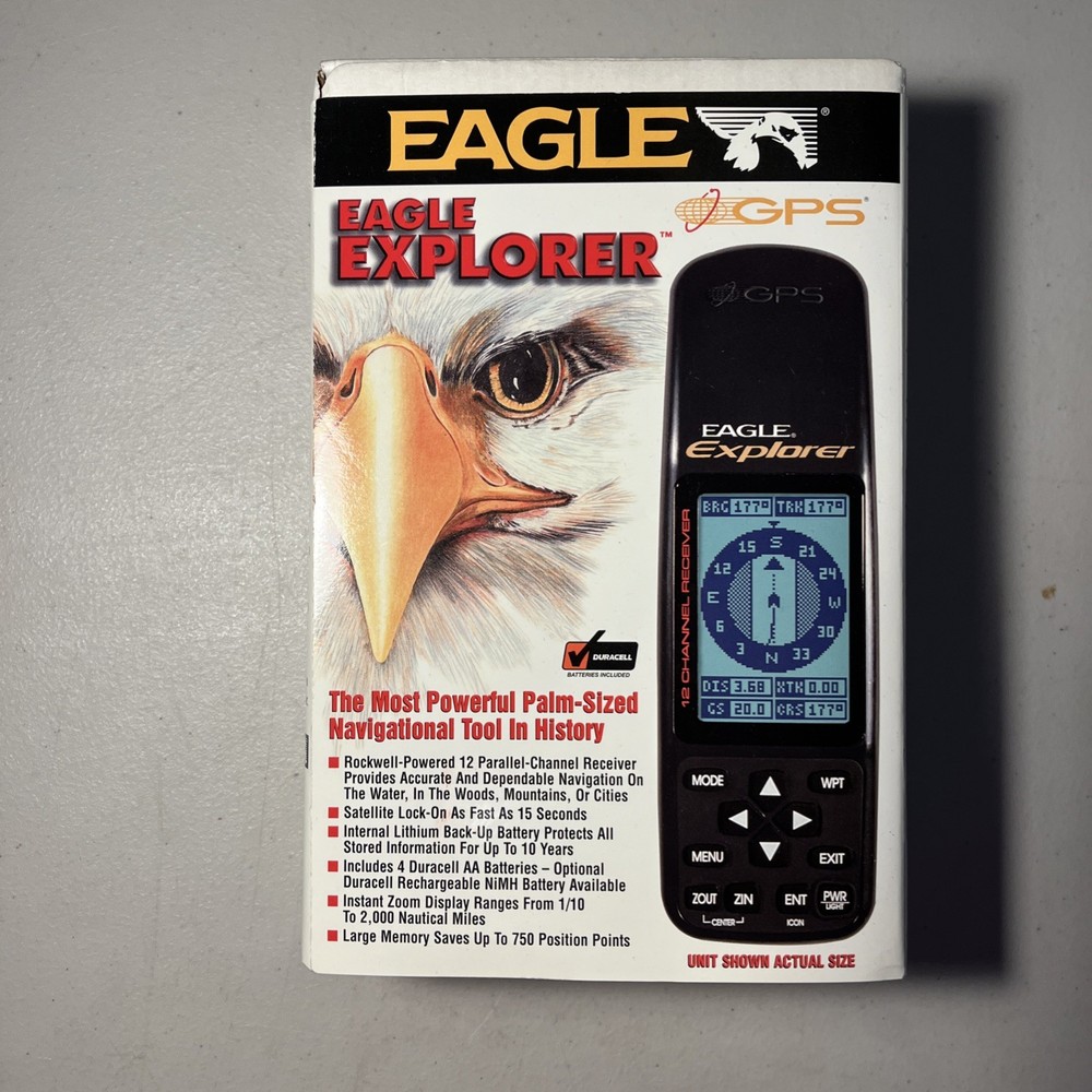 EAGLE Expedition II 2 GPS Mapping 12 Parallel Channel not tested No Cord