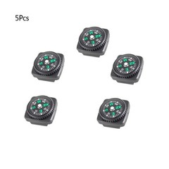 16x Mini Compass For Paracord Bracelet Bag Watch Strap Mount Survival Navigation