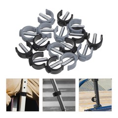 20 Pcs Crutch Tips Replacement Crutches Parts Shaped Buckles for Fix