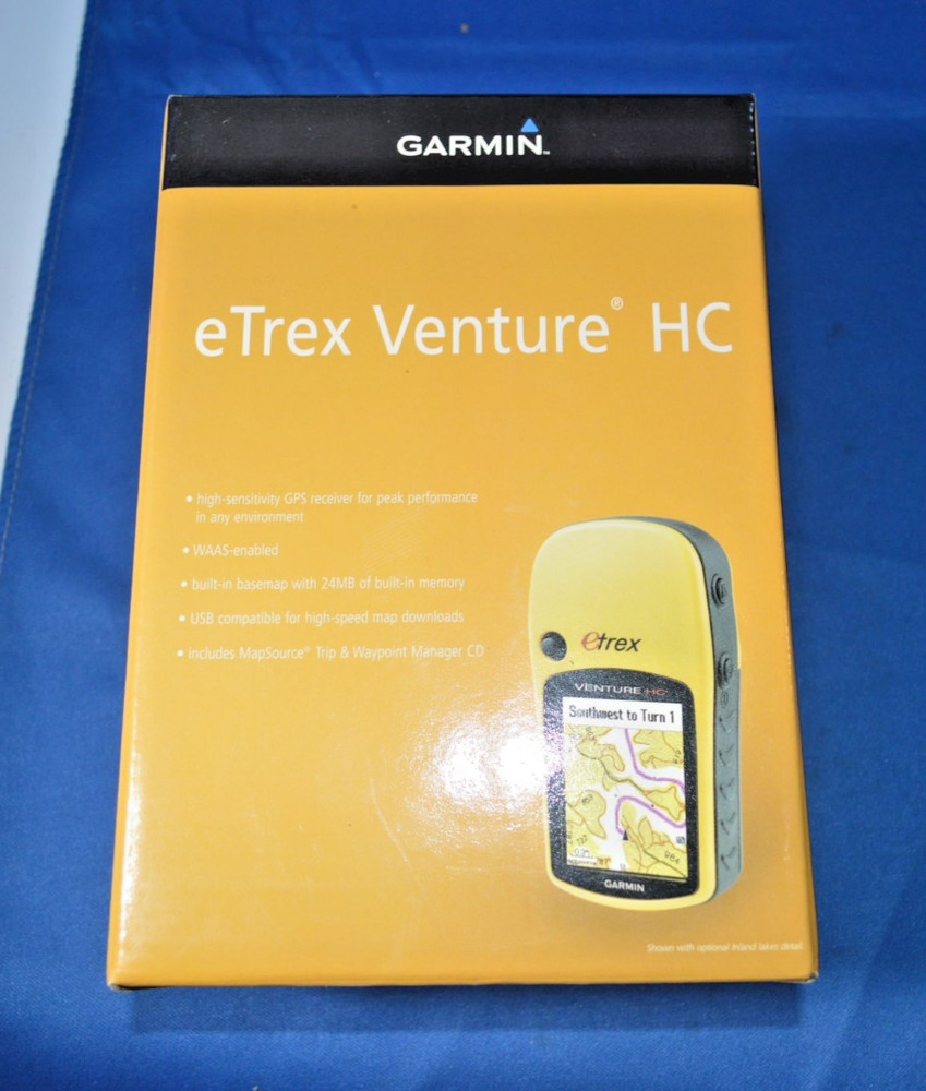 GARMIN eTrex Venture HC Handheld Satellite GPS Navigation – Excellent