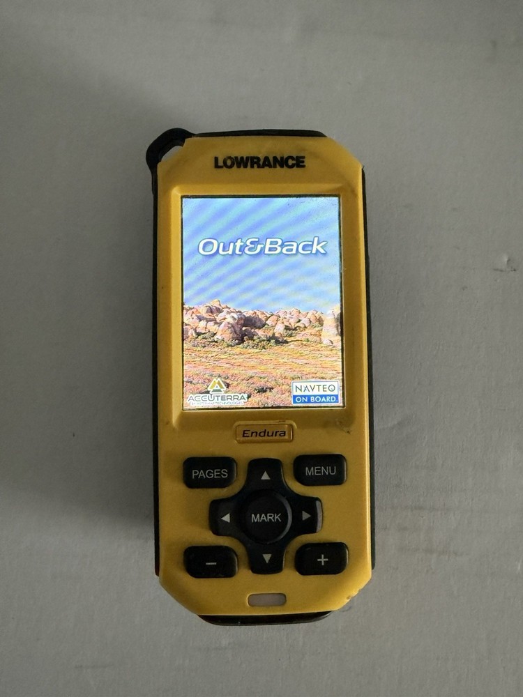 Lowrance Endura Safari Outdoor GPS Navigator Tested and Working