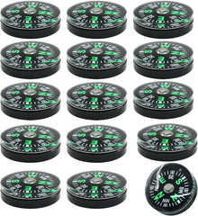 15Pcs 20Mm Mini Pocket Compass Bulk, Button Compass Accessories for Kids Outdoor